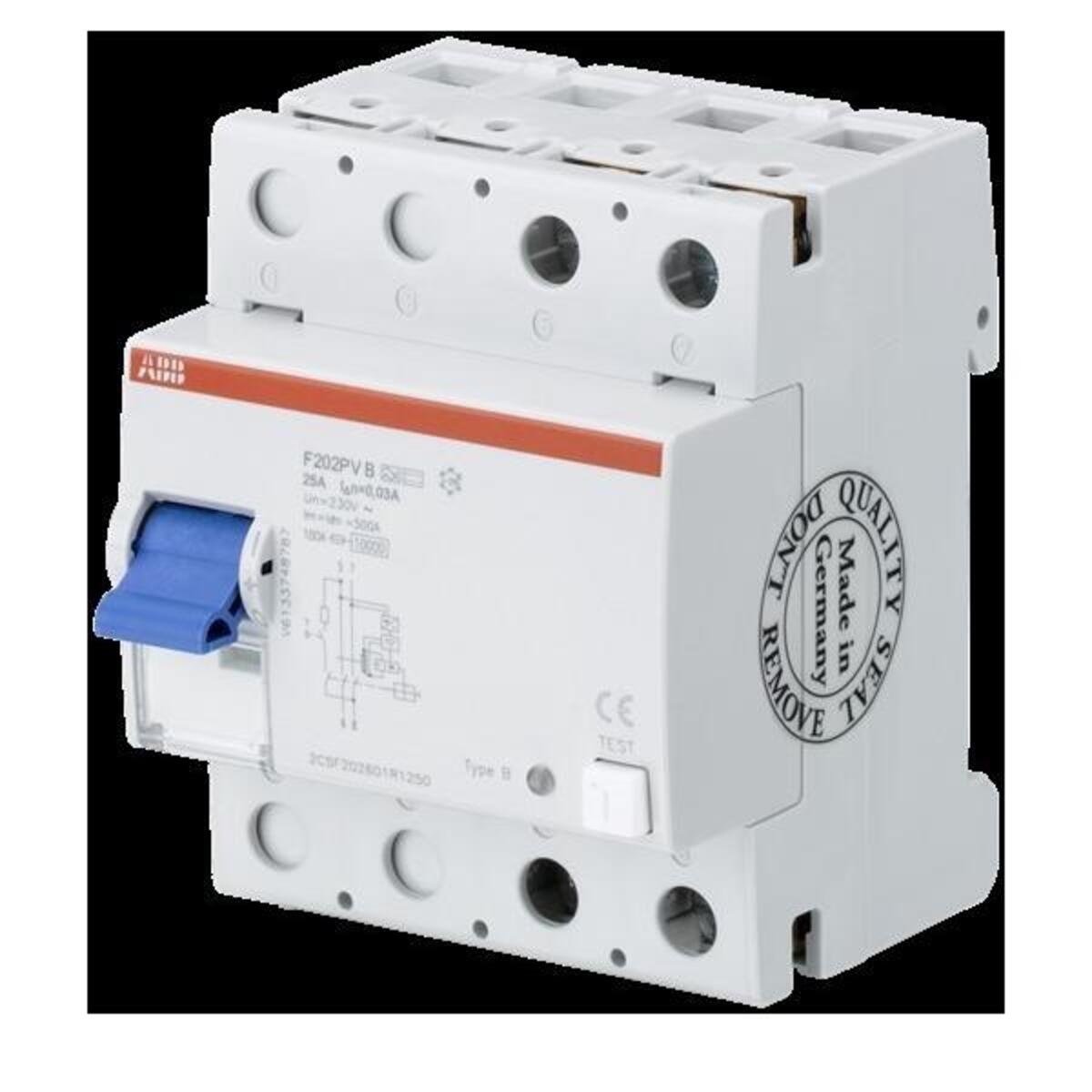 ABB Stotz S&J FI-Schutzschalter F202B+25/0,03 2CSF202701R1250 ABB Stotz S&J FI-Schutzschalter F202B+25/0,03 2CSF202701R1250 von ABB Stotz S&J