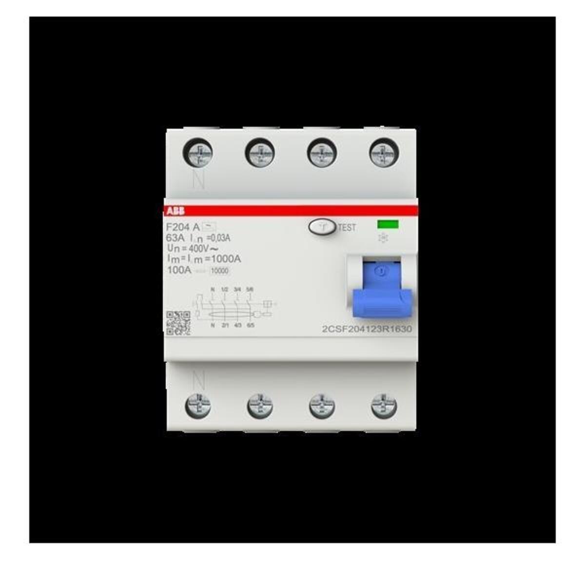 ABB Stotz S&J FI-Schutzschalter F204A-63/0,03L 2CSF204123R1630 ABB Stotz S&J FI-Schutzschalter F204A-63/0,03L 2CSF204123R1630 von ABB Stotz S&J