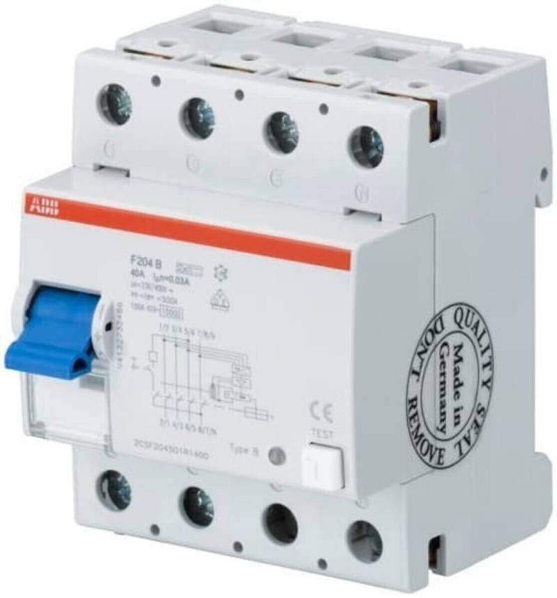 ABB Stotz S&J FI-Schutzschalter F204B+40/0,03 2CSF204701R1400 von ABB Stotz S&J