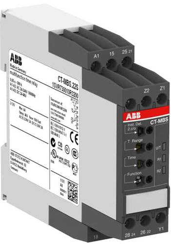ABB 1SVR730010R3200 CT-MBS.22S Zeitrelais Multifunktional 1St. ABB 1SVR730010R3200 CT-MBS.22S Zeitrelais Multifunktional 1St. von ABB