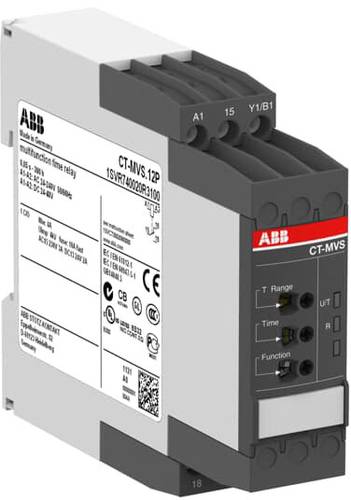ABB 1SVR730020R3100 CT-MVS.12S Zeitrelais Multifunktional 1St. ABB 1SVR730020R3100 CT-MVS.12S Zeitrelais Multifunktional 1St. von ABB