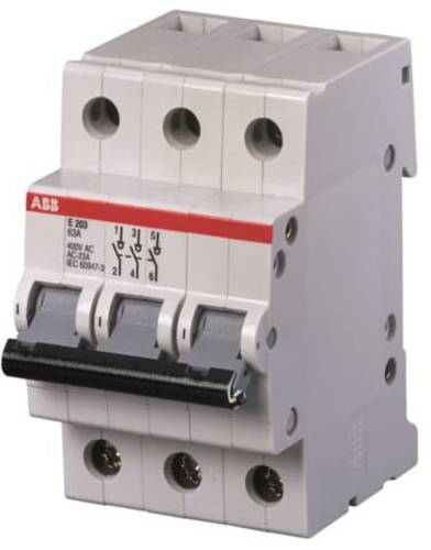 ABB 2CDE283001R1100 E203/100G Lasttrennschalter 3polig ABB 2CDE283001R1100 E203/100G Lasttrennschalter 3polig von ABB