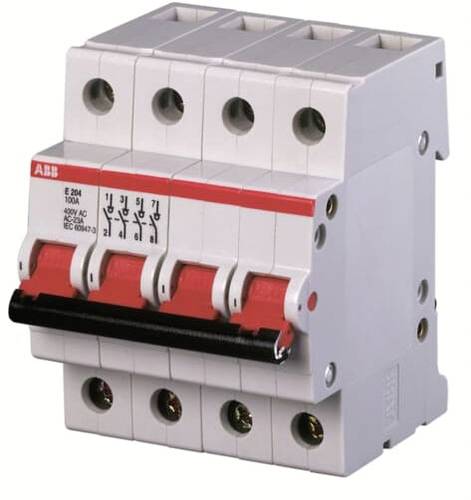 ABB 2CDE284001R1063 E204/63G Lasttrennschalter 4polig ABB 2CDE284001R1063 E204/63G Lasttrennschalter 4polig von ABB