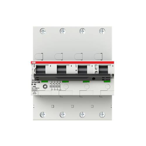 ABB 2CDH784001R0557 S754DR-K40 Leitungsschutzschalter 40A 400V von ABB
