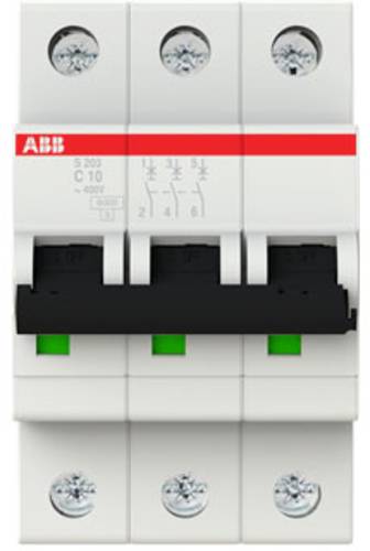 ABB 2CDS253001R0104 S203-C10 Leitungsschutzschalter 3polig ABB 2CDS253001R0104 S203-C10 Leitungsschutzschalter 3polig von ABB