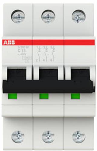 ABB 2CDS273001R0134 S203M-C13 Leitungsschutzschalter 3polig von ABB