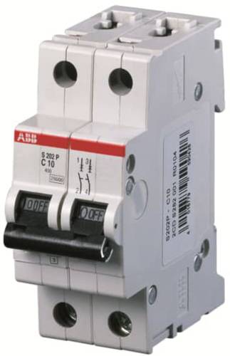 ABB 2CDS282001R0065 S202P-B6 Leitungsschutzschalter 2polig von ABB
