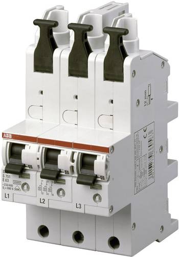 ABB 2CDS781001R4632 S751-E63 Leitungsschutzschalter 3polig 63A ABB 2CDS781001R4632 S751-E63 Leitungsschutzschalter 3polig 63A von ABB