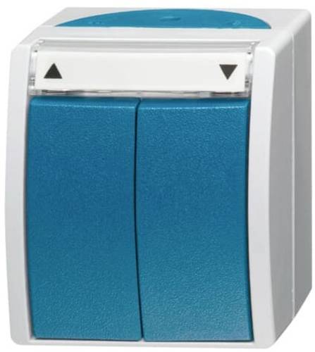 ABB 2CKA001085A1612 Schalter IP44 Lichtgrau (RAL 7035), Blau-Grün von ABB