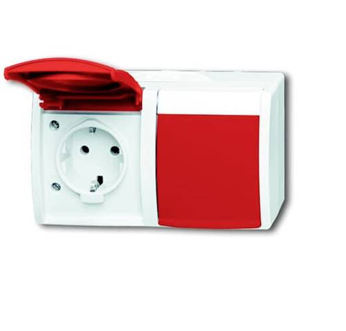 ABB 2CKA002084A0713 Schutzkontakt-Steckdose IP44 Rubin-Rot, Rot ABB 2CKA002084A0713 Schutzkontakt-Steckdose IP44 Rubin-Rot, Rot von ABB