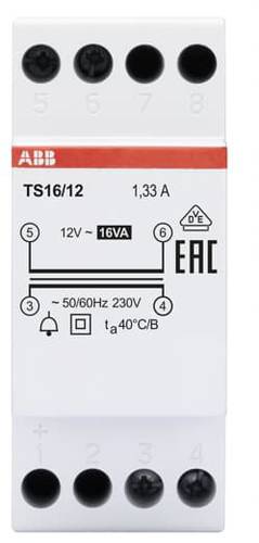 ABB 2CSM228635R0812 Klingel-Transformator 16V 1.3A ABB 2CSM228635R0812 Klingel-Transformator 16V 1.3A von ABB