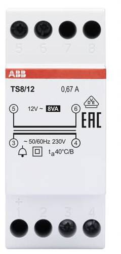 ABB 2CSM228685R0812 Klingel-Transformator 8V 0.7A ABB 2CSM228685R0812 Klingel-Transformator 8V 0.7A von ABB
