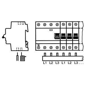 ABB 3-Phasen-Sammelschiene PS3/60 pro M compact 60 Module z.Ablängen PS3/60 (2CDL230001R1060) von ABB