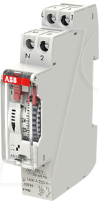 ABB AD1NO-15M - Analoge Zeitschaltuhr Tagesprogramm 15-min-Takt, 1 Schließer von ABB