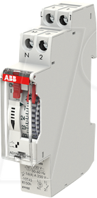 ABB AD1NO-R-15M - Analoge Zeitschaltuhr Tagesprogramm 15-min-Takt, 1 Schließer von ABB