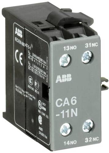 ABB CA6-11N Hilfsschalter 1 St. 1 Schließer, 1 Öffner ABB CA6-11N Hilfsschalter 1 St. 1 Schließer, 1 Öffner von ABB