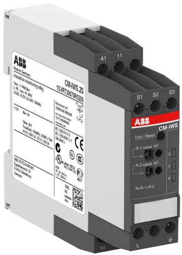 ABB CM-IWS.2S Isolations-Überwachungsrelais ABB CM-IWS.2S Isolations-Überwachungsrelais von ABB