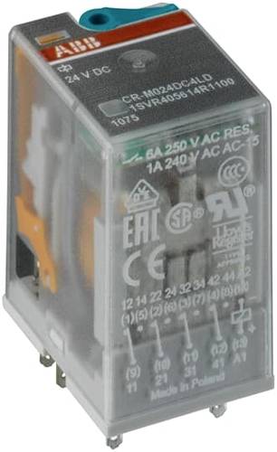 ABB CR-M012DC2L Interfacerelais Schaltstrom (max.): 12A 2 Wechsler 10St. von ABB