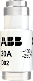 ABB D02X20GL - D02 Schmelzeinsatz 20A,gL ABB D02X20GL - D02 Schmelzeinsatz 20A,gL von ABB