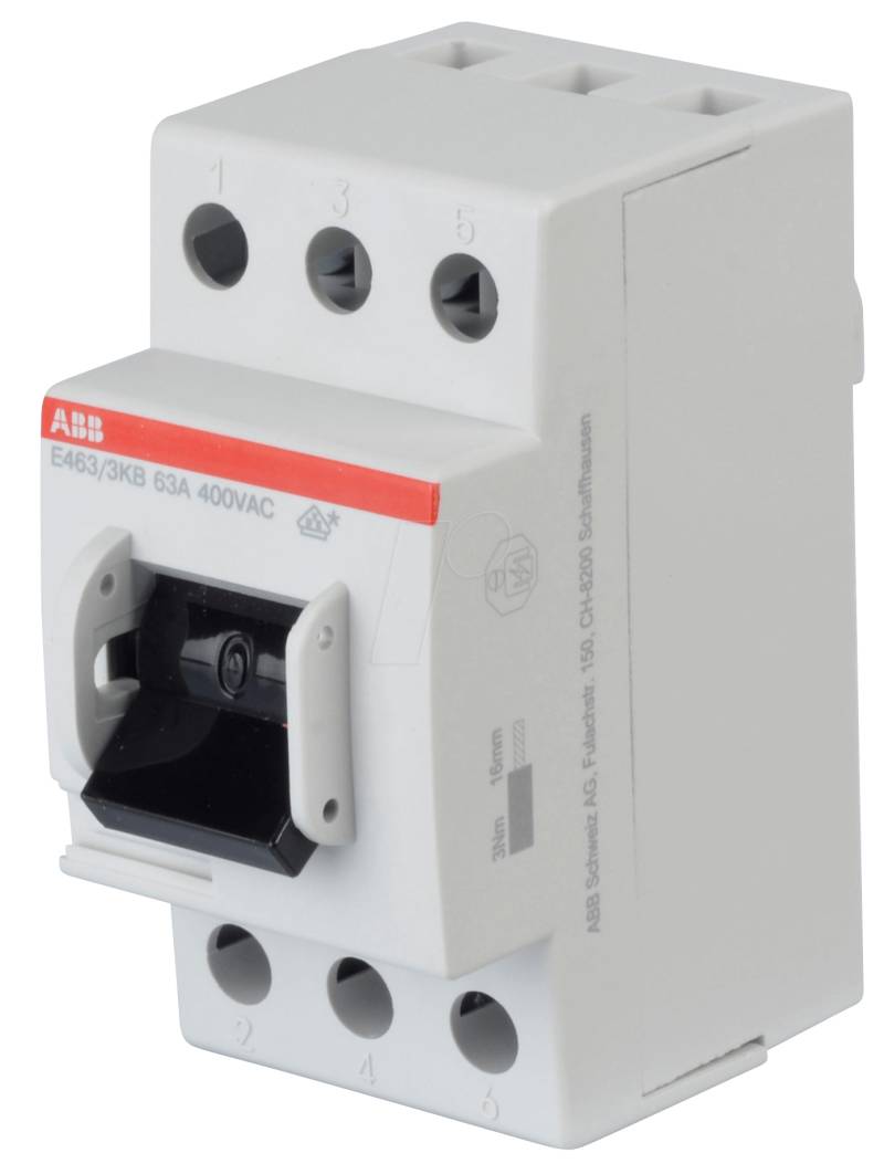 ABB E463 3-KB - Hauptschalter, 3 Schließer, 63 A von ABB