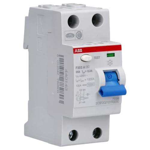 ABB F200 RCCB, 2-polig, 25A, 300mA Typ A IEC/EN 61008 230V ABB F200 RCCB, 2-polig, 25A, 300mA Typ A IEC/EN 61008 230V von ABB
