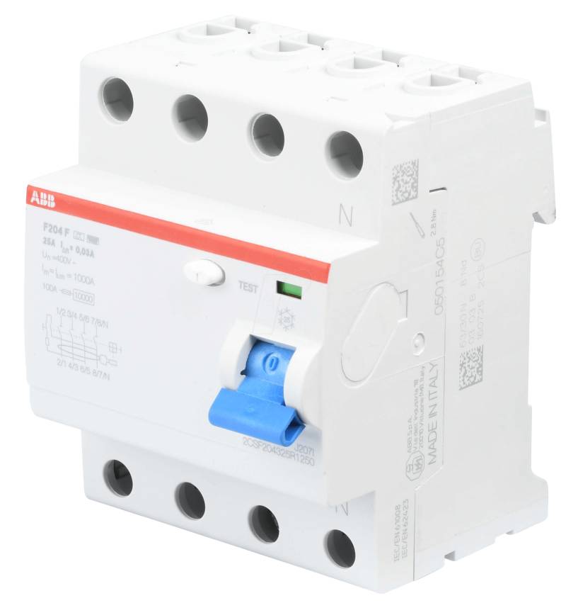 ABB F204F-2503 - Fehlerstromschutz-Schalter, Typ F, 25 A von ABB