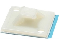 ABB Halter für Kabelbinder natur 19X19mm Selbstklebend / oder Schraube Halogenfrei - (100 Stk.) von ABB