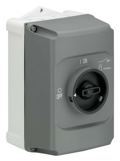 ABB IB132-G Isolierstoffgehäuse grau/schwarz von ABB