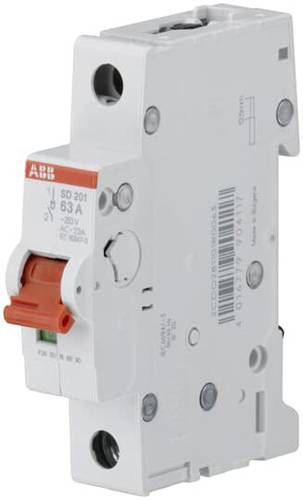 ABB Lasttrennschalter Grau 1polig 63A 1 Schließer 2CDD281101R0063 ABB Lasttrennschalter Grau 1polig 63A 1 Schließer 2CDD281101R0063 von ABB