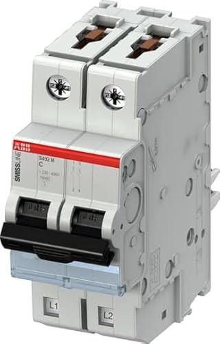 ABB Leitungsschutzschalter Typ C, 2-polig 1.6A 415V SMISSLINE TP DIN-Schienen-Montage von ABB