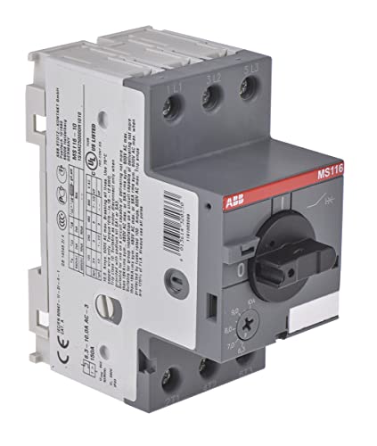 ABB MS116 Motorschutzschalter, 10 A 690 V 90mm x 45mm von ABB