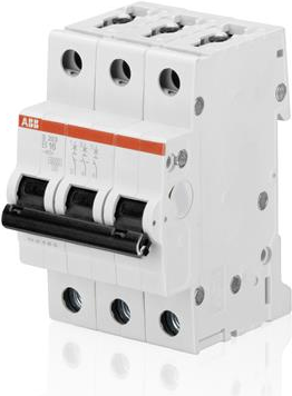 ABB Miniature Circuit Breaker 13 A 3-polig, Auslösecharakteristik B (S203-B13) von ABB