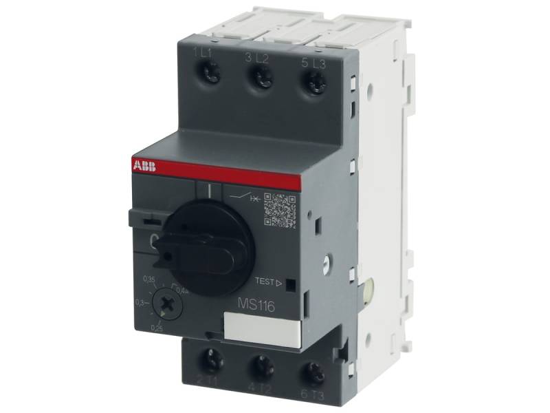 ABB Motorschutzschalter MS116-0.4, Auslöseklasse 10 A, 0.25...0.4 A von ABB