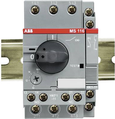 ABB Motorschutzschalter einstellbar 690 V/AC 10 A MS 116-10,0 1 St. (1SAM 250 000 R1010) von ABB