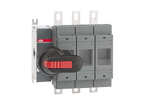 ABB OS200B03P Schaltersicherung, Frontbetrieb, 3-polig, britischer Standard, B1-B2, Griff und Schaft im Lieferumfang enthalten (ABBOS200B03P) von ABB