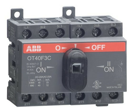 ABB OT40F3C Lastumschalter 3-polig 40A ABB OT40F3C Lastumschalter 3-polig 40A von ABB