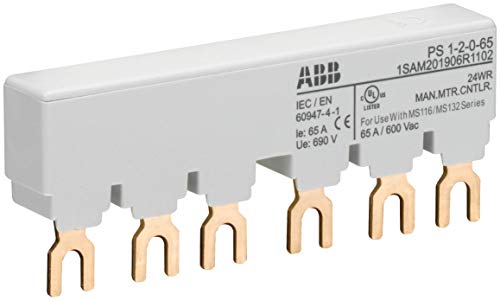 ABB PS1 Sammelschiene, 3 -phasig, 690V ac, 17.5mm Raster, PS1 Reihe von ABB