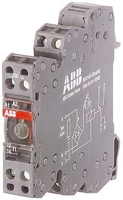 ABB R600 Interface Relais / 250V ac 48V ac/dc, 2-poliger Wechsler DIN-Schienen 5 V → 250V ac von ABB