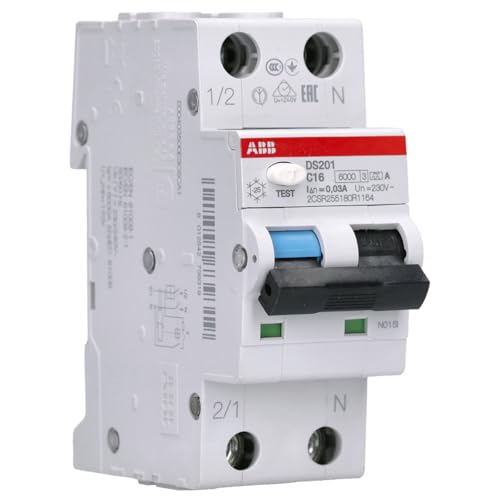 ABB DS201A-C16/0,03 FI/LS-Schalter RCBO 6kA 1P+N Typ A, C 16 30mA 2CSR255180R1164 ABB DS201A-C16/0,03 FI/LS-Schalter RCBO 6kA 1P+N Typ A, C 16 30mA 2CSR255180R1164 von ABB