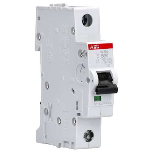 ABB S200 Leitungsschutzschalter Typ B, 1-polig 20A System Pro M Compact DIN-Schienen-Montage von ABB