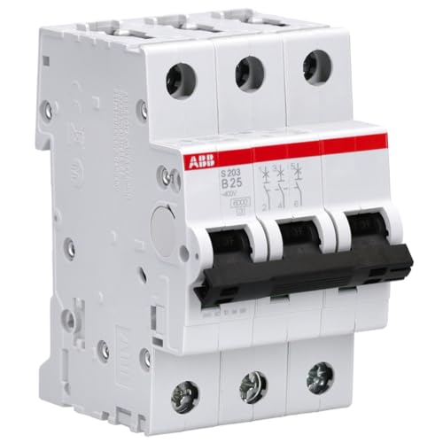 ABB S203-B25 MCB Leitungsschutzschalter Typ B, 3P 25A 400V 6 kA System Pro M Compact 2CDS253001R0255 ABB S203-B25 MCB Leitungsschutzschalter Typ B, 3P 25A 400V 6 kA System Pro M Compact 2CDS253001R0255 von ABB