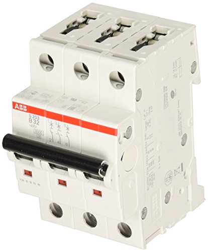 ABB S200 MCB Leitungsschutzschalter Typ B, 3-polig 32A 400V, Abschaltvermögen 6 kA System Pro M Compact von ABB