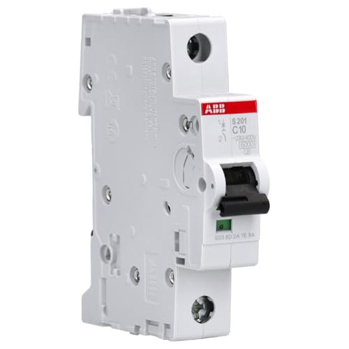 ABB S200 MCB Leitungsschutzschalter Typ C, 1-polig 10A 230V System Pro M Compact DIN-Schienen-Montage 2CDS251001R0104 ABB S200 MCB Leitungsschutzschalter Typ C, 1-polig 10A 230V System Pro M Compact DIN-Schienen-Montage 2CDS251001R0104 von ABB