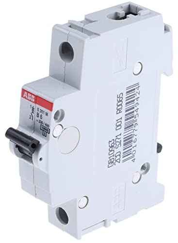 ABB S200M MCB Leitungsschutzschalter Typ B, 1-polig 6A 253V, Abschaltvermögen 10 kA System Pro M Compact von ABB