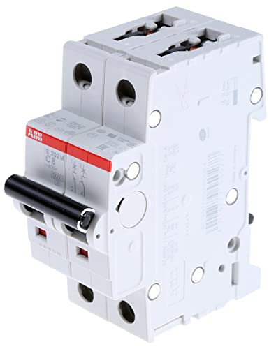 ABB S200M MCB Leitungsschutzschalter Typ C, 2-polig 8A 440V, Abschaltvermögen 10 kA System Pro M Compact von ABB