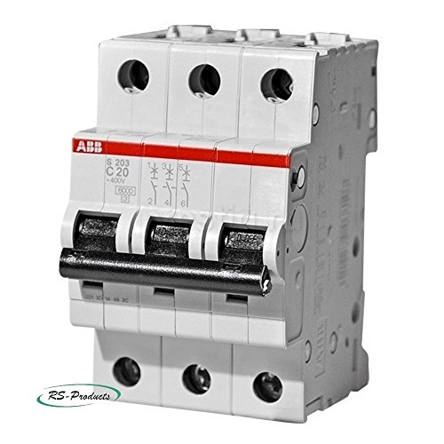 ABB S200M MCB Leitungsschutzschalter Typ C, 3-polig 13A 400V, Abschaltvermögen 10 kA System Pro M Compact von ABB