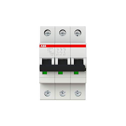 ABB S200M MCB Leitungsschutzschalter Typ C, 3-polig 2A 440V, Abschaltvermögen 10 kA System Pro M Compact ABB S200M MCB Leitungsschutzschalter Typ C, 3-polig 2A 440V, Abschaltvermögen 10 kA System Pro M Compact von ABB