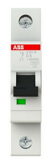 ABB S201M-C6 Sicherungsautomat 10kA 6A 1P von ABB