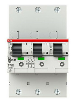 ABB S751/3DR-E 63 sel. Haupt-LS E-Char. 63A von ABB