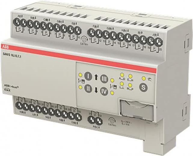 ABB Stotz S&J Schalt-/Jalousieaktor 16fach 6A, REG SAH/S16.6.7.1 (2CDG110245R0011) von ABB